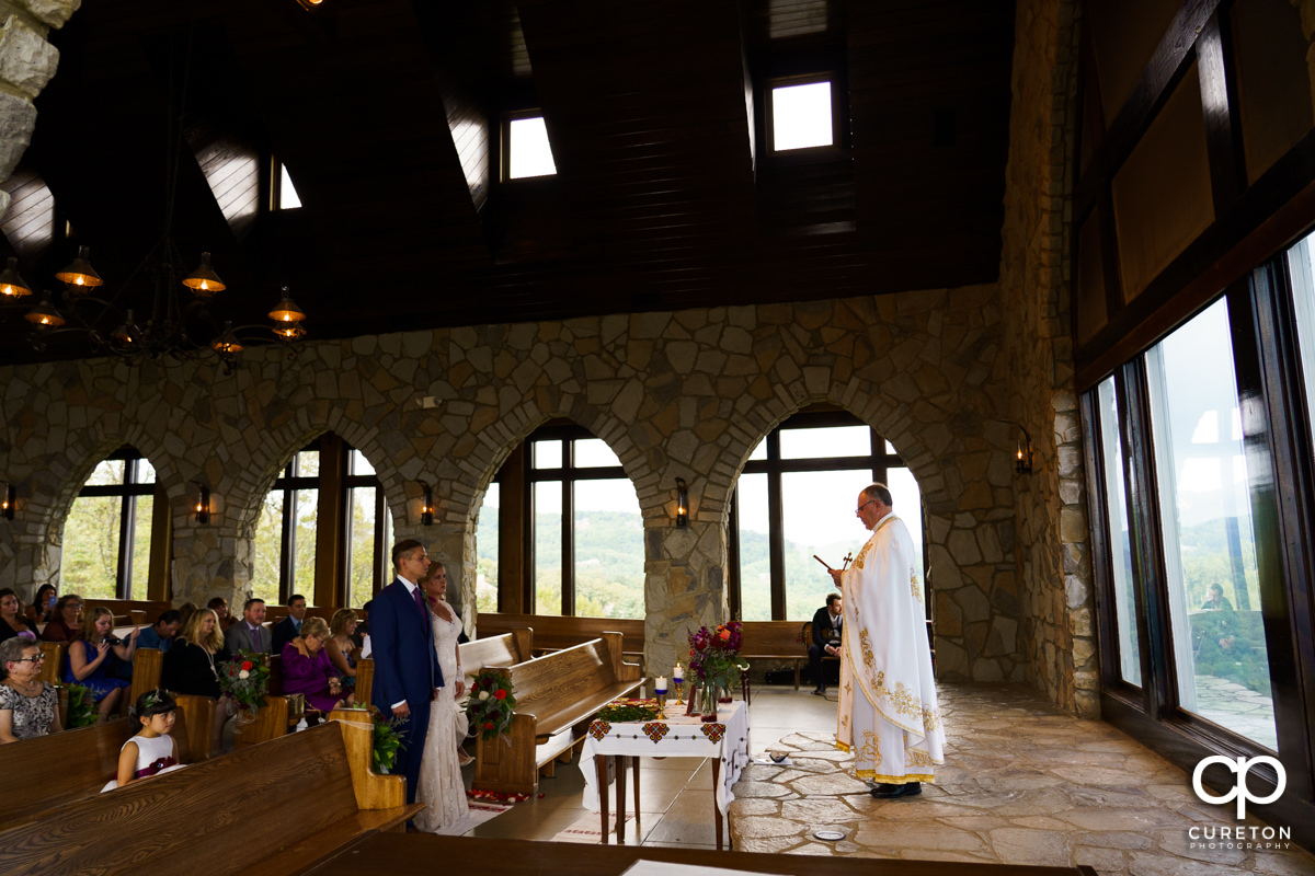 Glassy Chapel wedding ceremony.