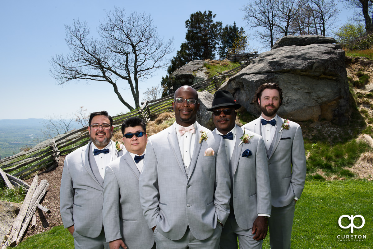 Groomsmen after the ceremony.