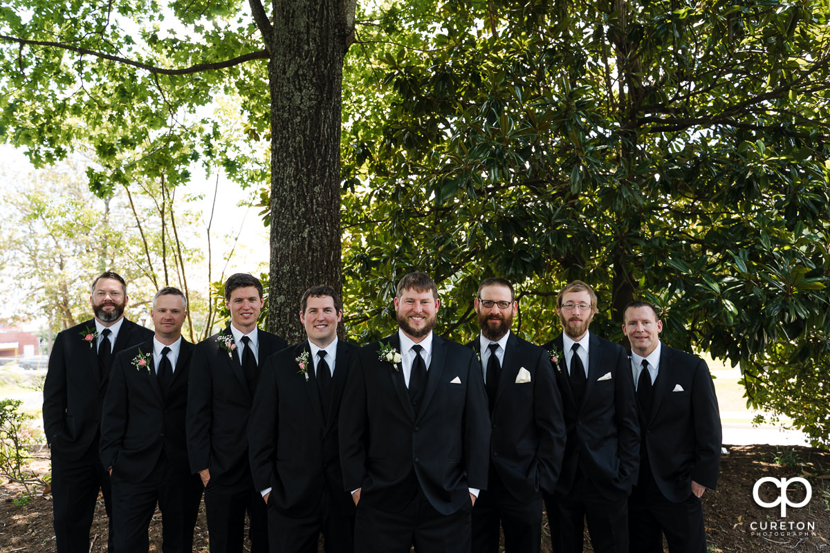 Groom and the groomsmen.