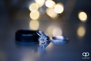 Bride's rings.