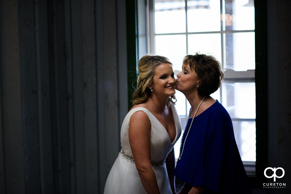 Bride and her mother.