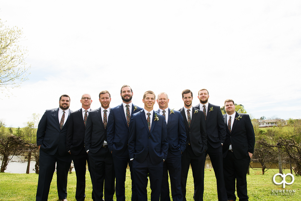 Groom and the groomsmen.