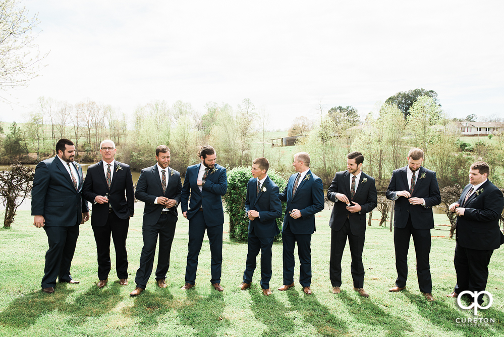 Groom and the groomsmen.