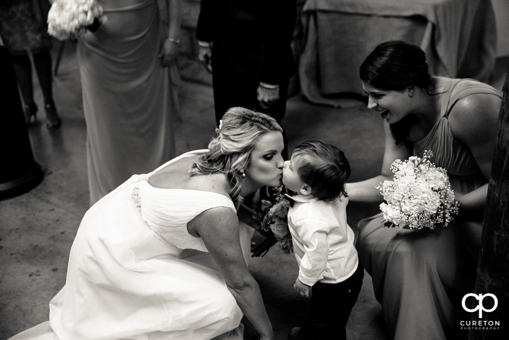 Wedding ceremony at Greenbrier Farms in Easley, SC.