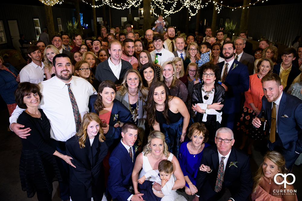 Group photo on the dance floor.