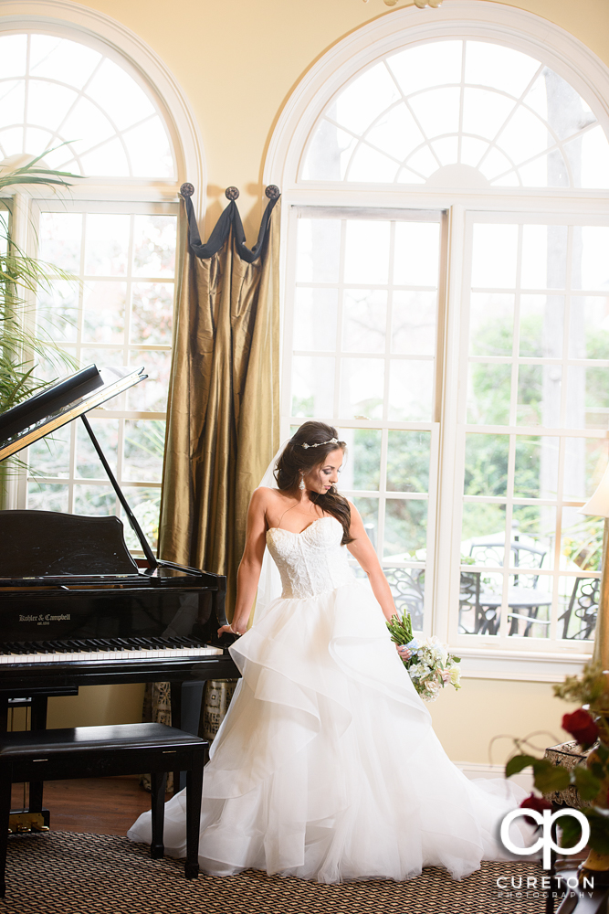 Natural Light Bridal session in Greenville,SC by Cureton Photography.