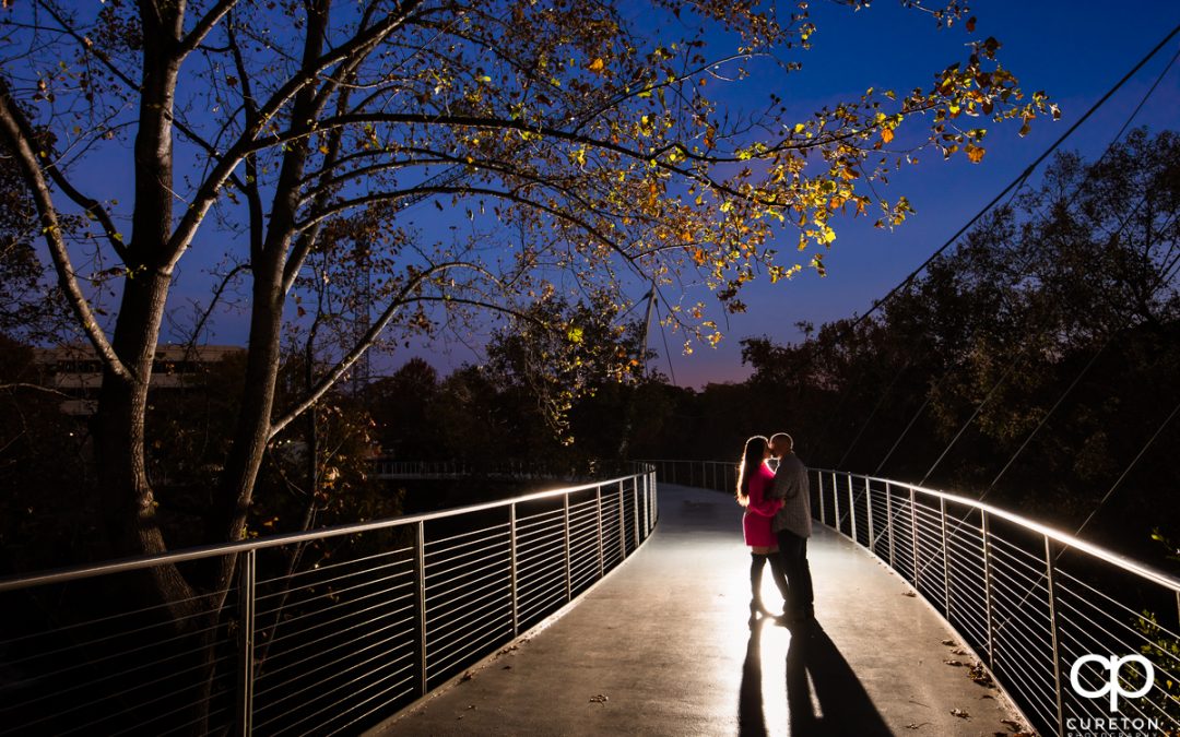 Autumn Falls Park Engagement Session – Courtney + Chaz