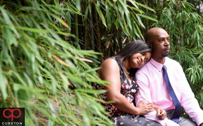 Greenville,SC Anniversary Session at the Rock Quarry Garden – Rochelle + Reggie
