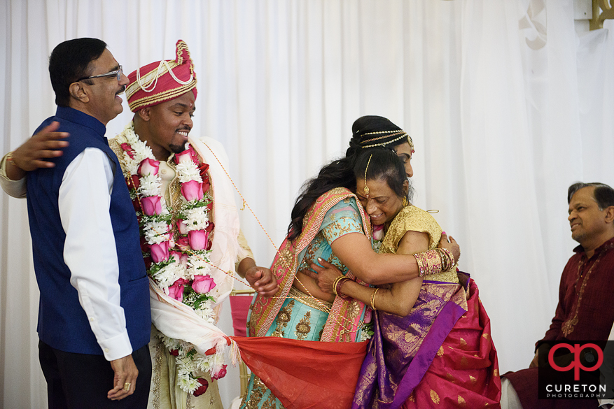 Indian wedding ceremony at the Vedic Center.
