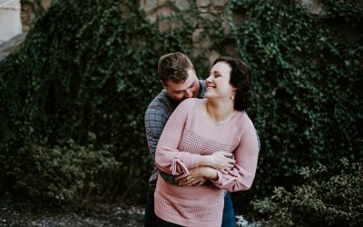 January Engagement Session in Downtown Greenville SC – Ally + Parker