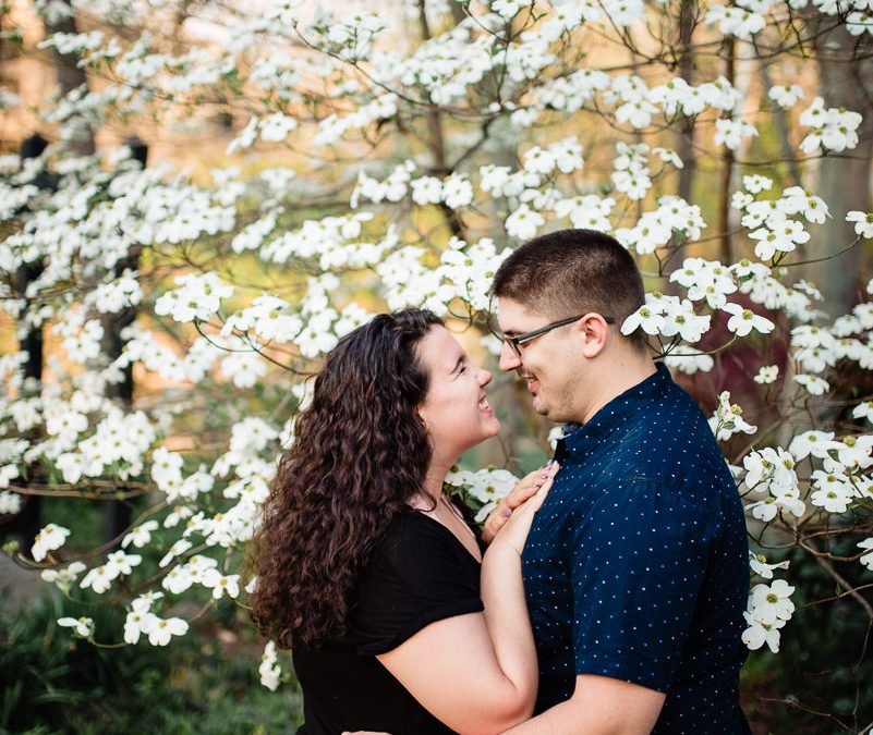 Spring Engagement Session in Greenville,SC – Hannah + Bryce