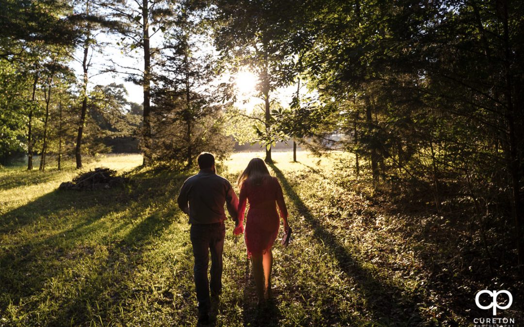 Outdoor Engagement Session in Greer,SC – Jennifer + Ryan