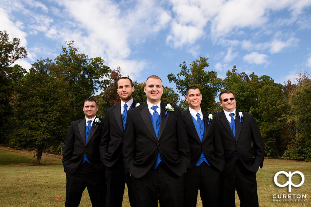 The groom and his groomsman.