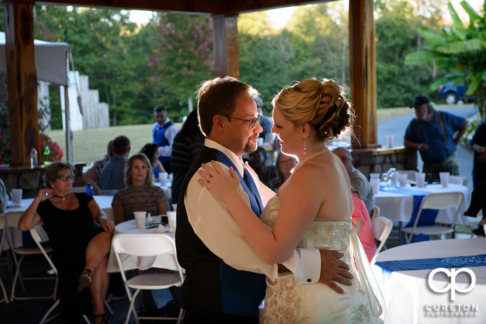 Bride dancing with her father.