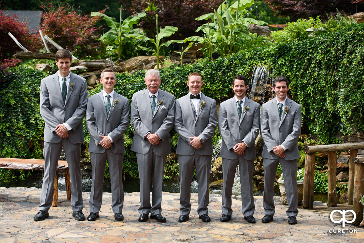 Groom and groomsmen.