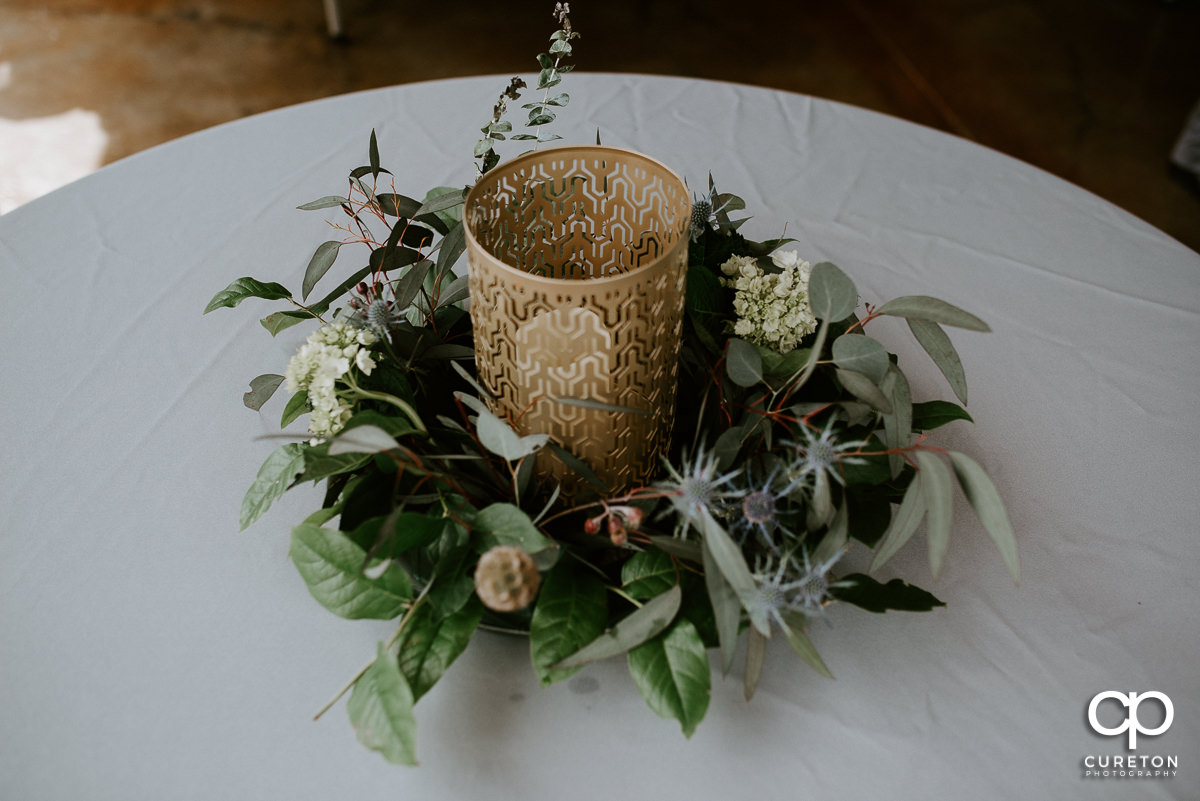 Wedding table centerpiece.