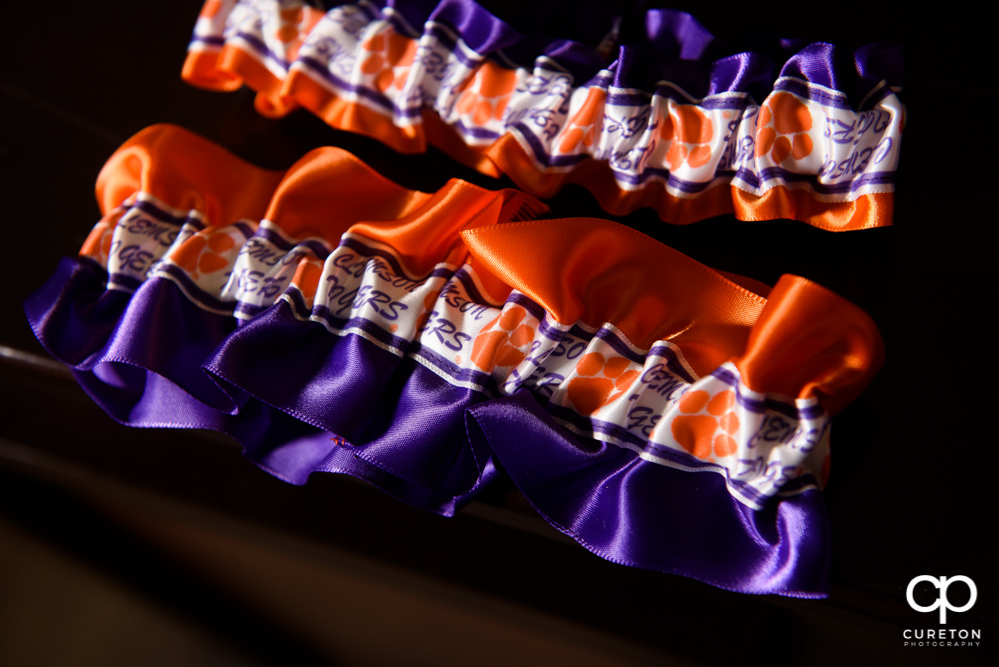 Bride's garter.