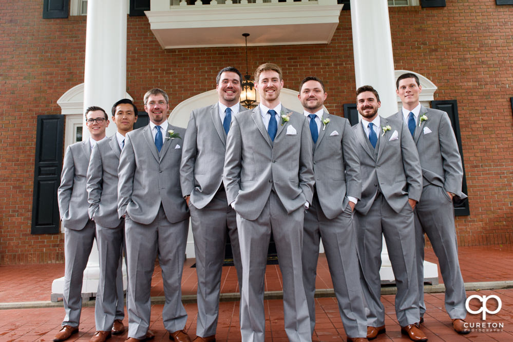 Groom and groomsmen.