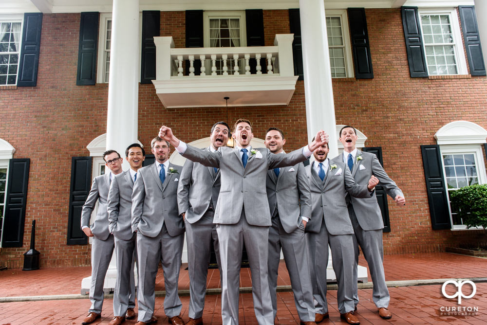 Groom and groomsmen.