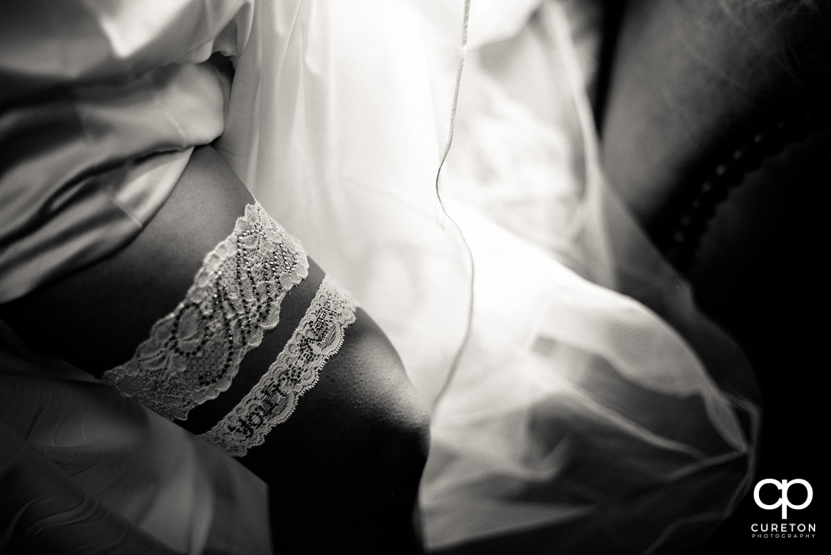 Bride's garter.