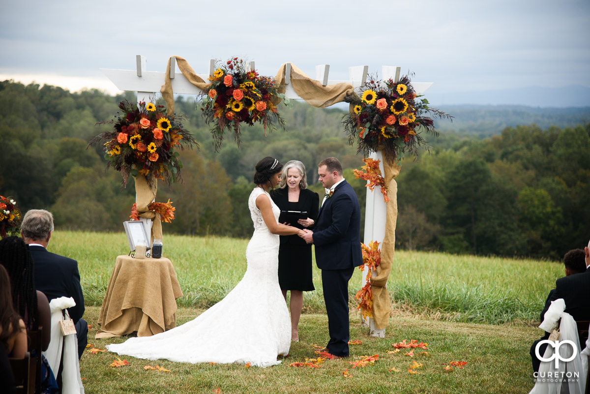 Wedding ceremony.