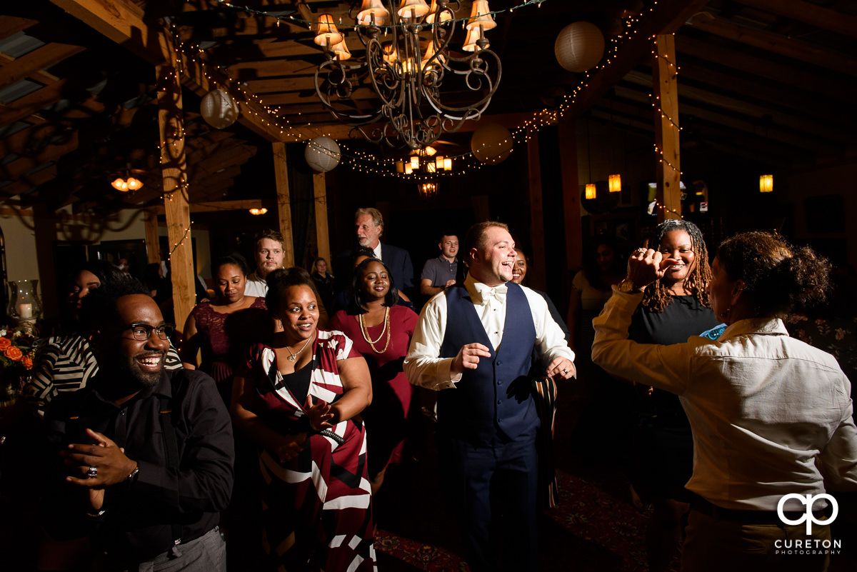 Guests dancing at Lindsey Plantation.