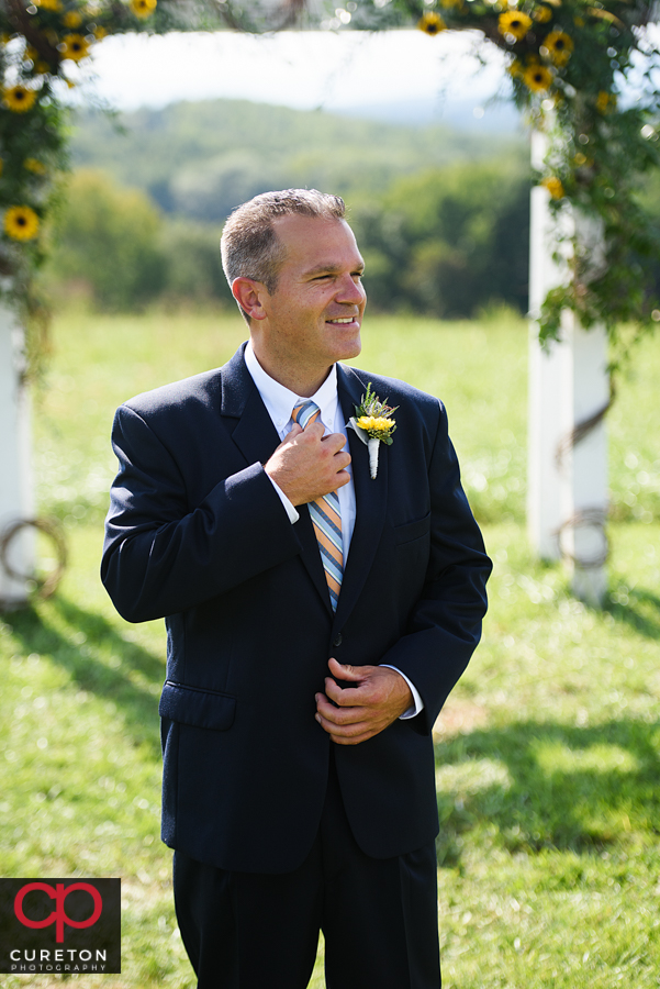 Groom at Lindsey Plantation.