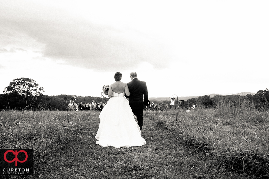 Lindsey Plantation wedding ceremony.