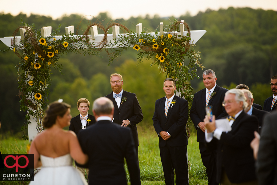 Lindsey Plantation wedding ceremony.