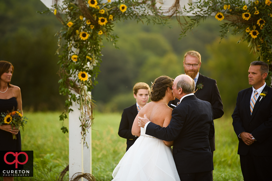 Lindsey Plantation wedding ceremony.