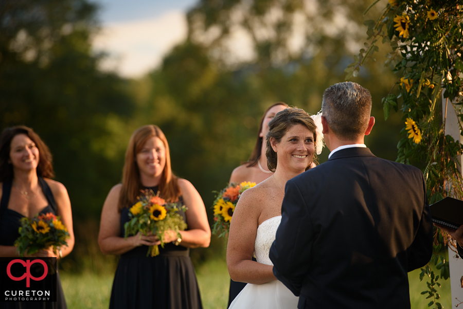 Lindsey Plantation wedding ceremony.