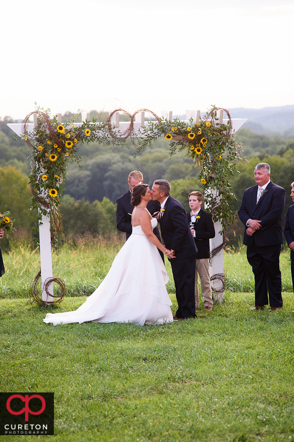 Lindsey Plantation wedding ceremony.