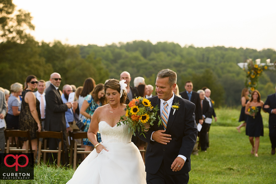 Lindsey Plantation wedding ceremony.