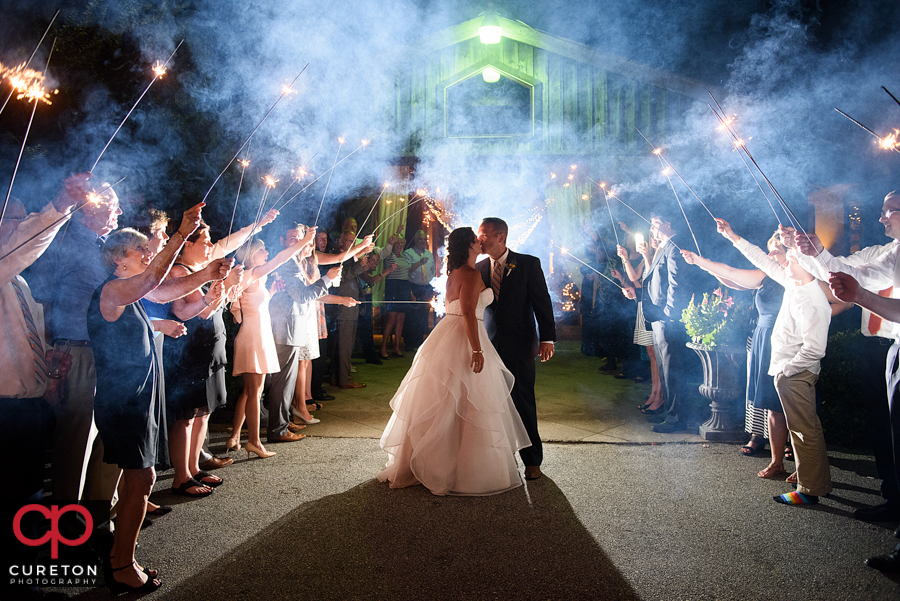 Epic sparkler leave at Lindsey Plantation.