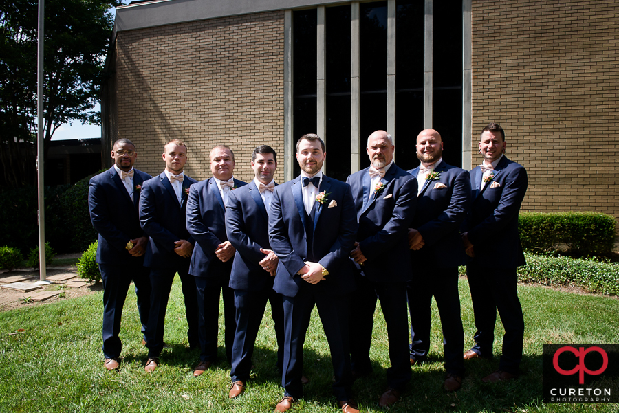 Groom and groomsmen.