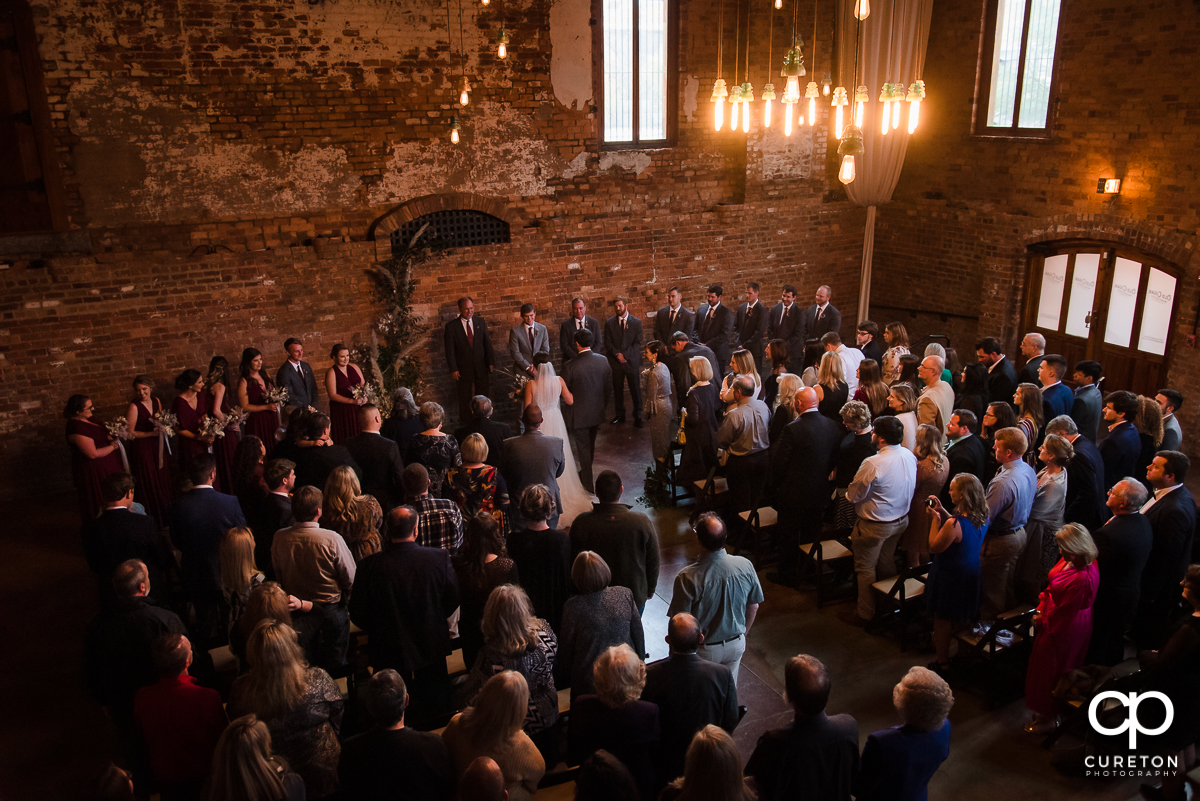 Old Cigar Warehouse wedding ceremony.