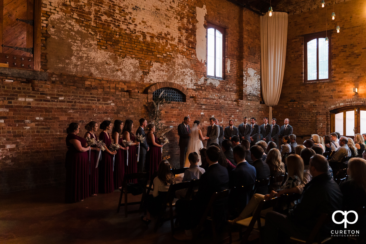 Wedding ceremony.