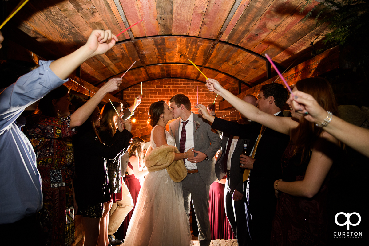 Glow stick leave from the reception.