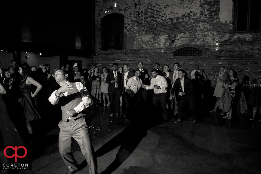 Garter toss.