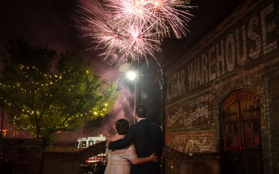 Wedding at The Old Cigar Warehouse with Fireworks – Tori + Mike – Greenville,SC