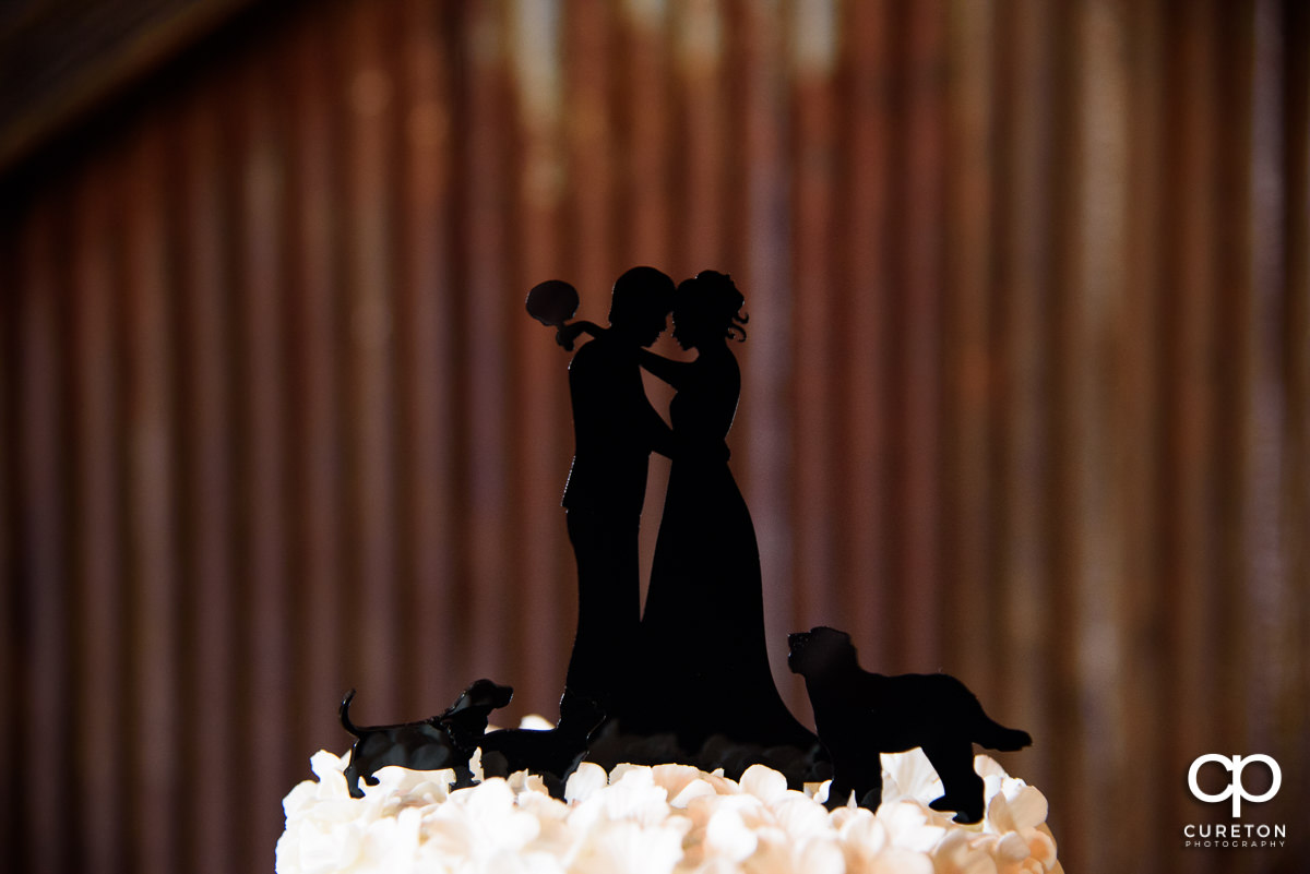 Wedding cake topper.