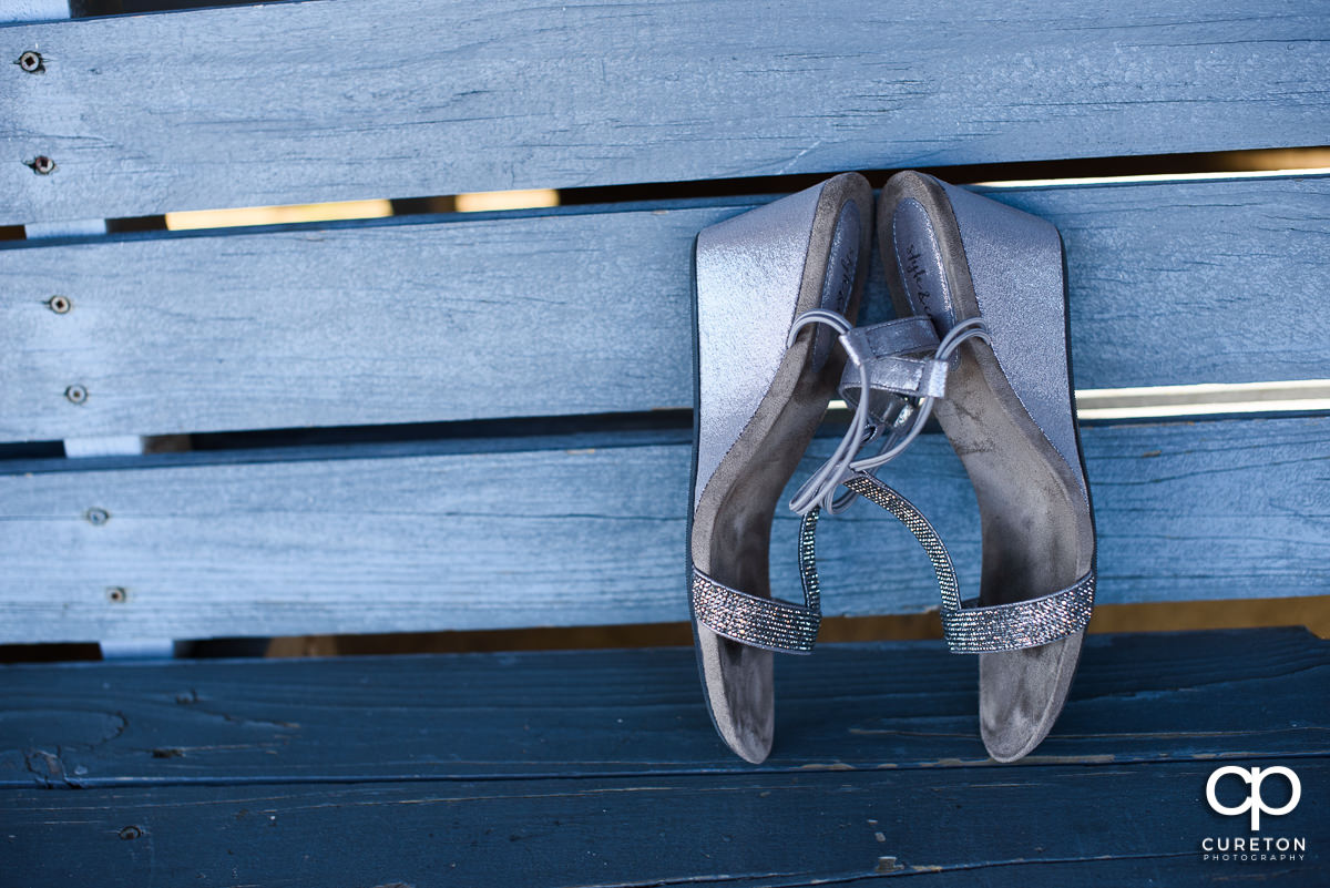 Bride's shoes