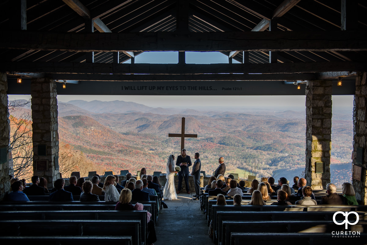 Symmes Chapel wedding ceremony.