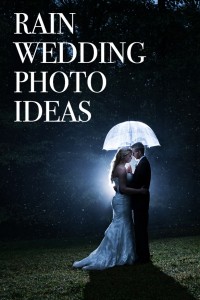Rain Wedding Photo Ideas
