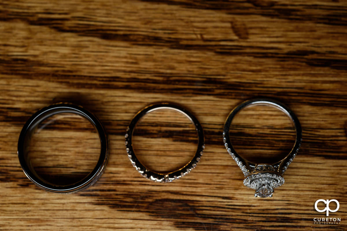 Wedding rings.