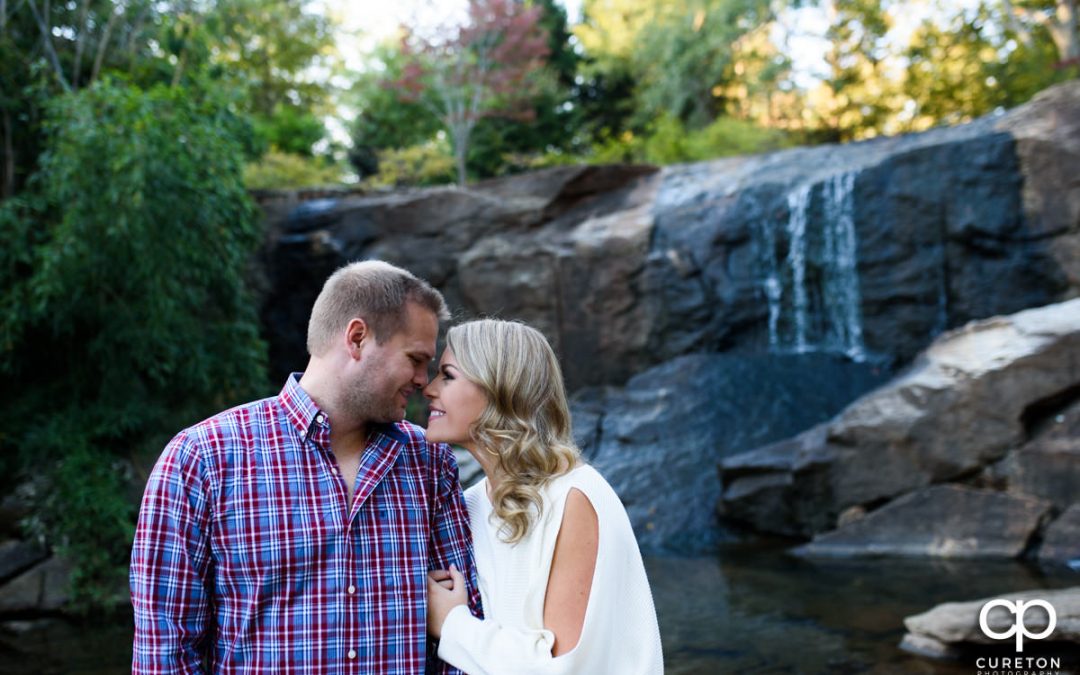 Rock Quarry Garden Save The Date Session – Brooke + Grant – Greenville,SC Engagement