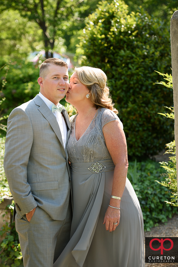 Groom and his mother.