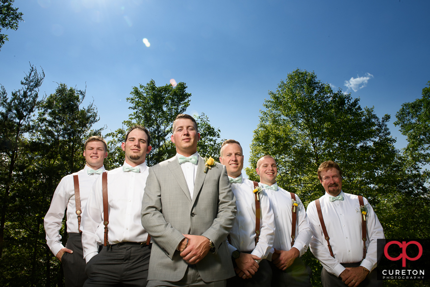 Groomsmen before the wedding.