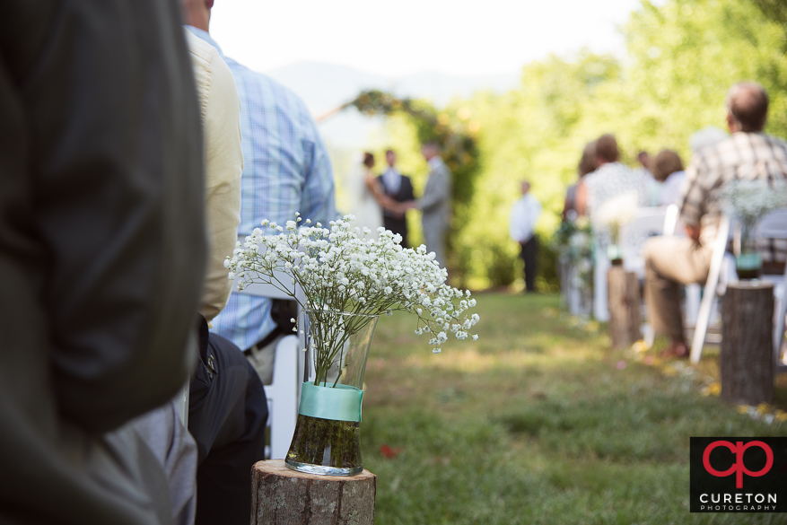 Song Hill Reserve wedding ceremony.