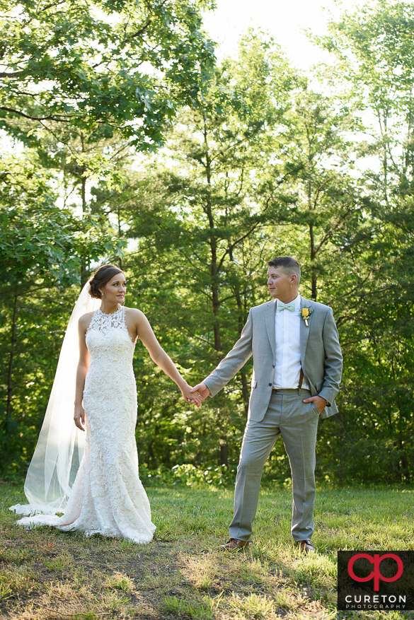 Bride and groom.